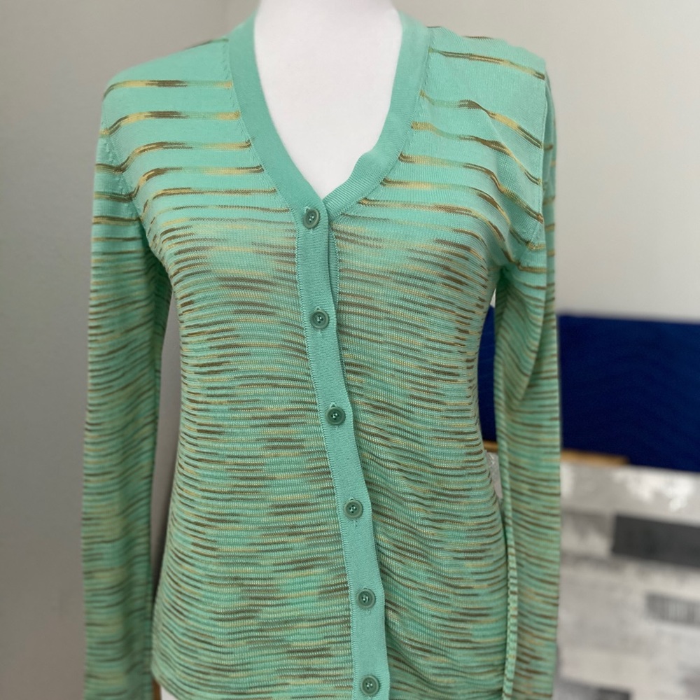 Missoni Mint Green Cardigan Sweater